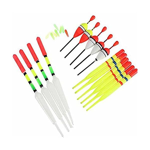 C-Pioneer-15PCS-Fishing-Lure-Floats-Bobbers-Slip-Drift-Tube-Indicator-Assorted-Sizes-Float