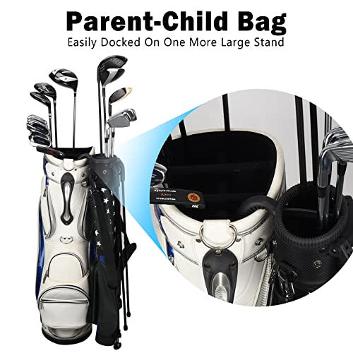 Craftsman Golf Lightweight Carry Sunday Bag with Stand Multicolor