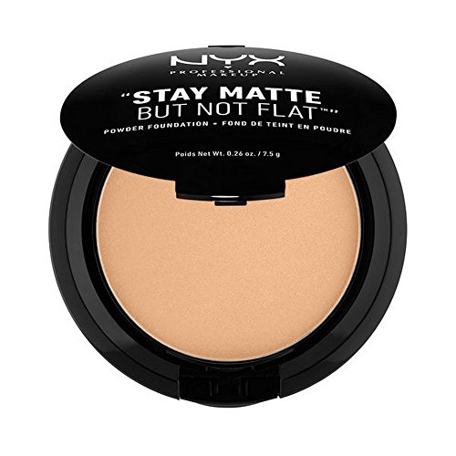 NYX PROFESSIONAL MAKEUP Stay Matte but not Flat Powder Foundation, Golden Beige, 0.26 Ounce
