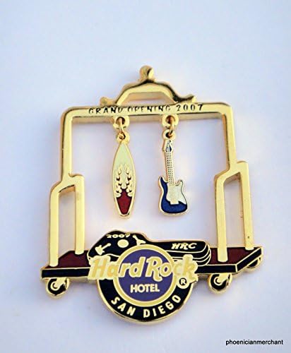 Grand Opening Luggage Cart Gold Pin Hard Rock Hotel San Diego California