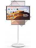 YDSCart 22 Inch 1080p Portable tv Built-in Camera, Portable Touch Screen Monitor Rollable Tablet TV, Wireless TV on Wheels Touchscreen Battery(6-8H) (Upgraded Version - Supports Scalability)