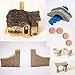 Bliss Fairy Gardens Magical Starter Kit for Her | Indoor or Outdoor (Weather Resistant) | Irresistible Hand-Crafted English Cottage 11 Piece Accessory Collection
