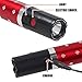 3800000V Mini Lipstick Stun Gun, Letsfunny, Rechargeable with LED Flashlight,Self defense Mini Lipstick Stun Gun (Red)
