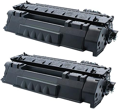Ezinknow 2 Pack CE505A (05A) Compatible Toner Cartrige for HP LaserJet P2035, P2035n, P2055d, P2055dn, P2055X