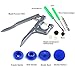 ALLIMITY 460pcs T5 Plastic Resin Press Stud Cloth Diaper DIY Button Fastener Snap Pliers