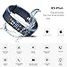 LYOU Fitness Tracker, X5 Plus Fitness Watch Heart Rate Monitor Activity Tracker, Waterproof Smart Bracelet Pedometer for Android and iOS Phones (Blue)