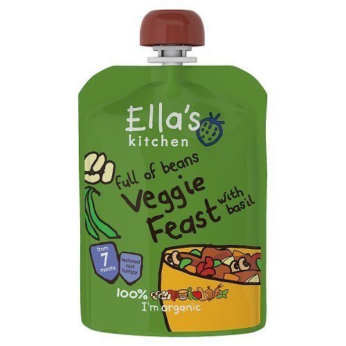 Ella's kitchen four bean feast (stage 2) 6x 130g (5060107332072)