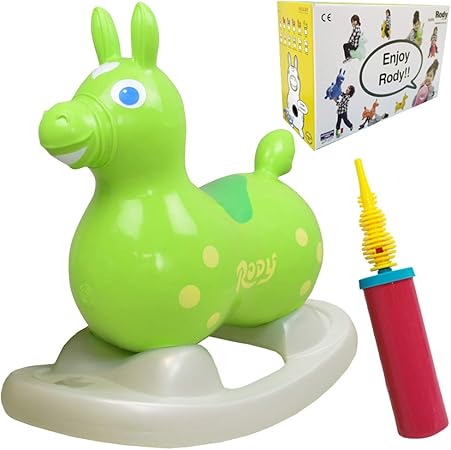 Amazon 土台ポンプ付き ロディ Rody ライム 乗用玩具 おもちゃ