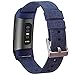 EZCO Bands Compatible with Fitbit Charge 3 / Charge 4, Woven Fabric Breathable Watch Strap Quick Release Replacement Wristband Accessories Man Woven Compatible with Charge 3 4 Fitness Smart Watch