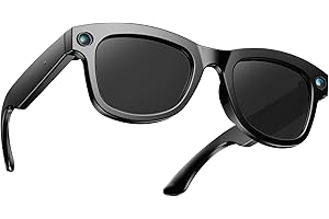 QxzPower 1080P HD AI Smart Camera Glasses, 8MP Camera Bluetooth 5.4 Recording Glasses, Dual Mic ENC Noise Reduction, Blue Light Filtering Lenses, Video Glasses with Men and Women, M01Pro Black3.9 out of 5 stars 1461 offer from $99.99