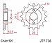 JT Sprockets JTF736.15 15T Steel Front Sprocket