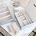 STACKERS ‘CLASSIC SIZE’ Dusky Blue Deep Open section STACKER Jewelry Box