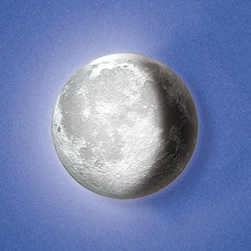 WOPS Authentically detailed 3-D Moon In My Room Remote Control Wall Landscape Night LED Light