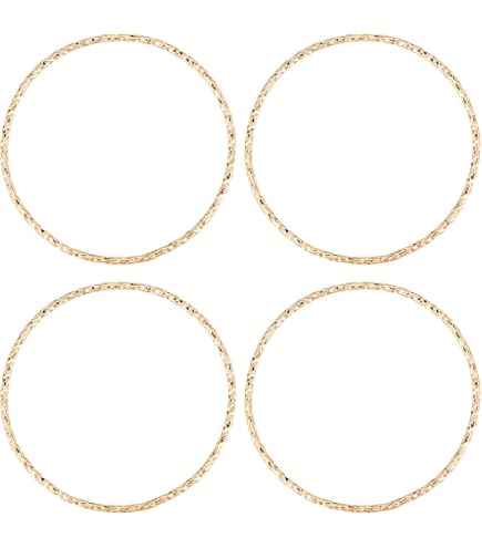 90 Anillos De Enlace Chapados En Oro 18k - 3 Tamaños, Para Hacer Joyas De Bisutería