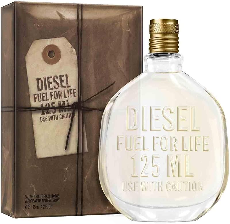 Fuel for Life Eau de Toilette Uomo, Profumo Uomo Intenso e Legnoso, Fragranza Speziata e Aromatica, Note di Anice Stellato e Lavanda, A Lunga Durata, Profumo di Lusso per Uomo, 125 ml
