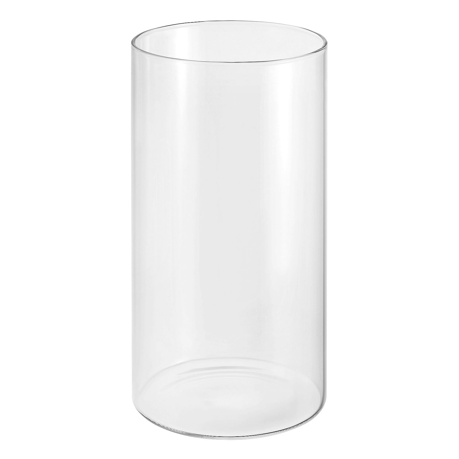 PATIKIL Clear Glass Cylinder Vase, 7.9" Tall and 3.9" Dia Tabletop Flowers Vase Floating Candle Holder Vase for Home Decor Wedding Centerpieces(47oz)