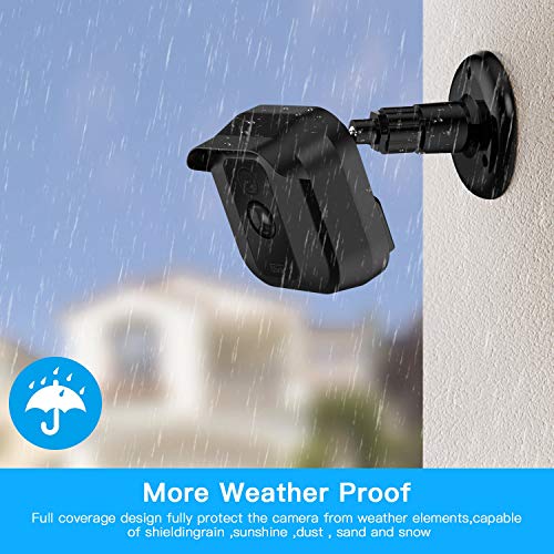Blink XT Camera Wall Mount Bracket,Weather Proof 360 Degree Protective Adjustable Indoor/Outdoor Mount and Cover for Blink XT Home Security Camera Anti-Sun(Black(5 Pack)