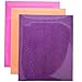 Rozzy Crafts 18 Sheet Pack of Glitter Heat Transfer Vinyl HTV - Each Sheet 12 in x 10 in