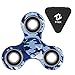T-Tek Hand Spinner Fidget Helps Focus with Case Package (Camo Blue)