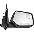 Brock Passenger Side Power Mirror Replacement For 2015-2017 Subaru Outback & Legacy - With Heat, Signal & Blind Spot (Paint-to-Match Black Cover)