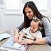 Best Baby Hand and Footprint Kit for Baby Shower Gift, Newborn or Toddler Boy & Girl Keepsake, Non-Toxic Clay, Easy Impression Casting & Molding for Handprint, White Picture Frame for 2 Album Photos