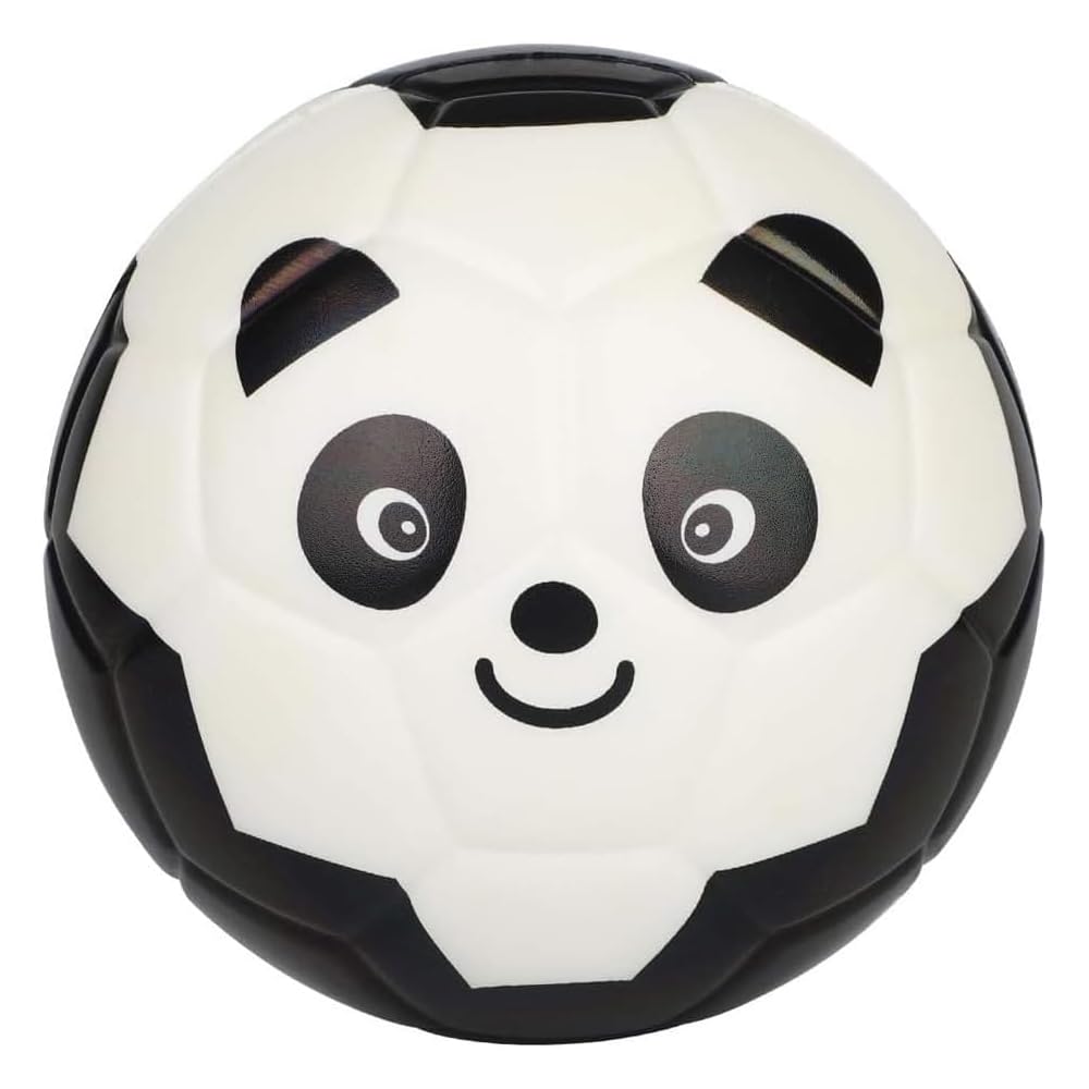 15 cm Animal Face Football – Soft Mini Sports Ball for Kids, Cute Cartoon Animal Design, Indoor/Outdoor Play (Panda) — image 1