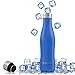 Ezisoul Ultimate Kids Vacuum Insulated Stainless Steel Water Bottle-Leak Proof and Sweat Free, No BPA or Toxins-13oz- KEEP THEM HYDRATED.