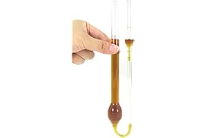 YUCHENGTECH 1831 Ostwald Single Ball Viscometer Glass Capillary Viscosity Meter (0.7mm)