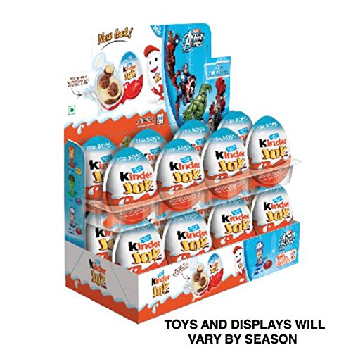 (Kinder Display With 16 units)  – Kinder Joy With Surprise Inside – Sold by ICSTORE (BOYS DISPLAY W/ 16)