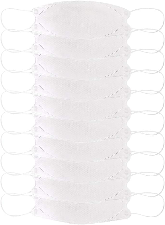 duotanyi Anti Air Pollution, KF94 PM2.5 Dust Proof Anti Haze Protective Face Mouth Cover for Outdoor Use 10pcs