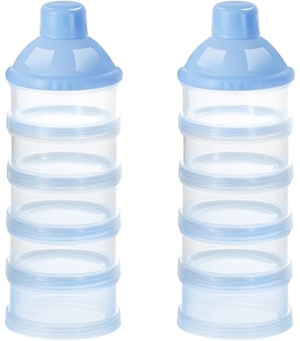 Tommee Tippee Contenitori Porta Latte In Polvere X6 – Pratici Dispenser Per Biberon Da Viaggio