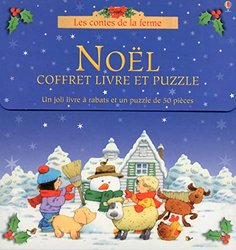 coffret Noël - livre et puzzle - Les contes de la ferme by (Product Bundle)