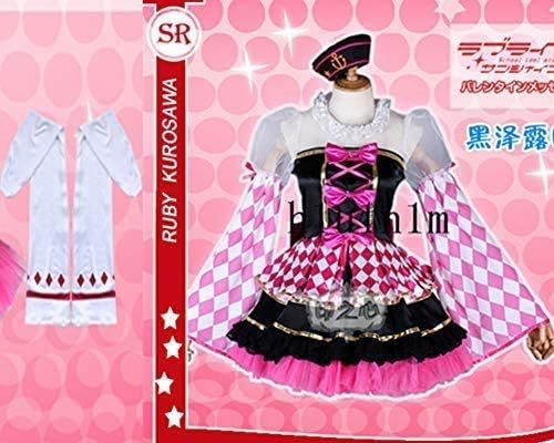 Amazon ラブライブ サンシャイン Cyaron 近未来ハッピーエンド 黒澤ルビィ コスプレ衣装 カスタムメイド コスプレ 仮装 通販