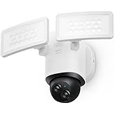eufy Security Camera Floodlight Camera E340 Wired, Security Camera Outdoor, 360° PTZ, 24/7 Recording, 2.4G/5G Wi-Fi, 2000 LM, Motion Detection, Built-In Siren, Dual Cam, HB3 Compatible, No Monthly Fee