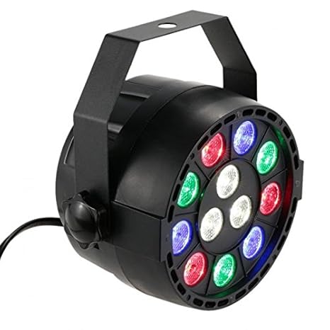 Lixada DMX  LED Luz de escenario espectroscópico profesional LED luces canales