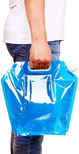 Water Container, JUNMO10 Litres/2.5 Gallon Collapsible Water Tank Water Carrier- Food Grade (2.5 Gallon)