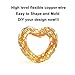 JMEXSUSS 8 Modes Remote Control 200 LED 65.6ft Battery Operated Waterproof Dimmable Fairy String Copper Wire Lights for Christmas, Bedroom, Patio, Wedding, Party, Warm White, UL588 Approved