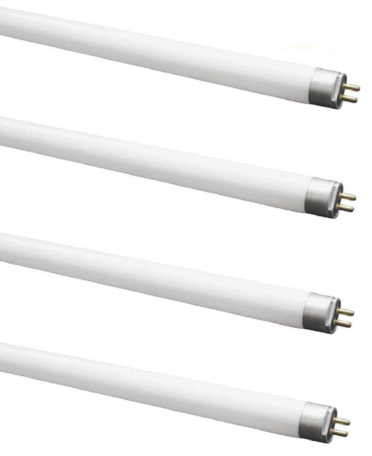 Kosnic T5 Fluorescent Tube 288mm - 8w EXUN CFL Lamps - PACK OF 4 UNITS - G5 Base fittings - T5 High Efficiency Lamps, Pure White 4000K