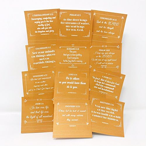Study Bible Sticky Notes - Scripture Notes for Prayer & Inspirational Reminders - 2 Pads 50 Sheets/Pad - Orange Notes White Text V2
