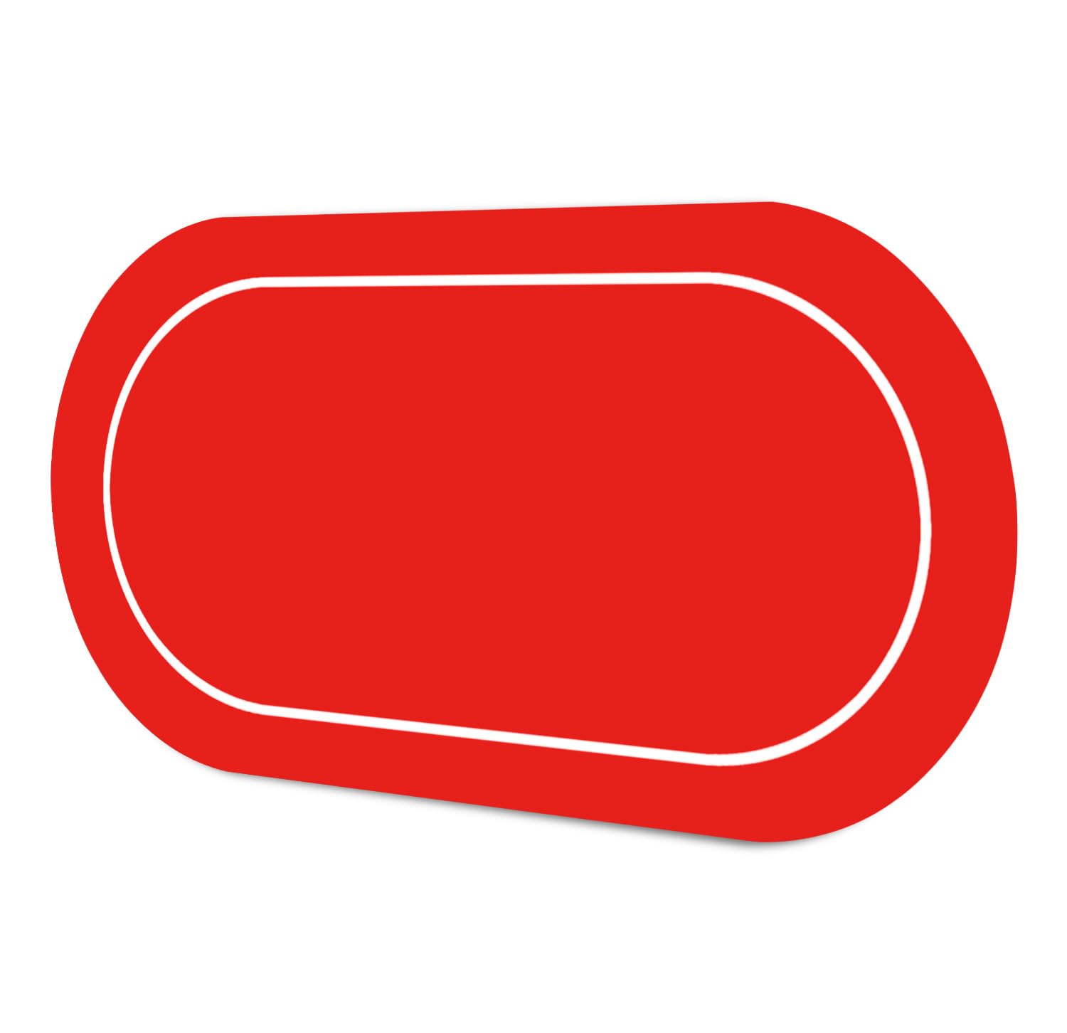 LaiEr Poker Mat 10 Players Texas Hold'em Poker Rubber Mat Poker Topper for Tables Folding Portable Poker Table Top Layoutw for Poker Games Blackjack Casino(180*90*0.2cm,Red)