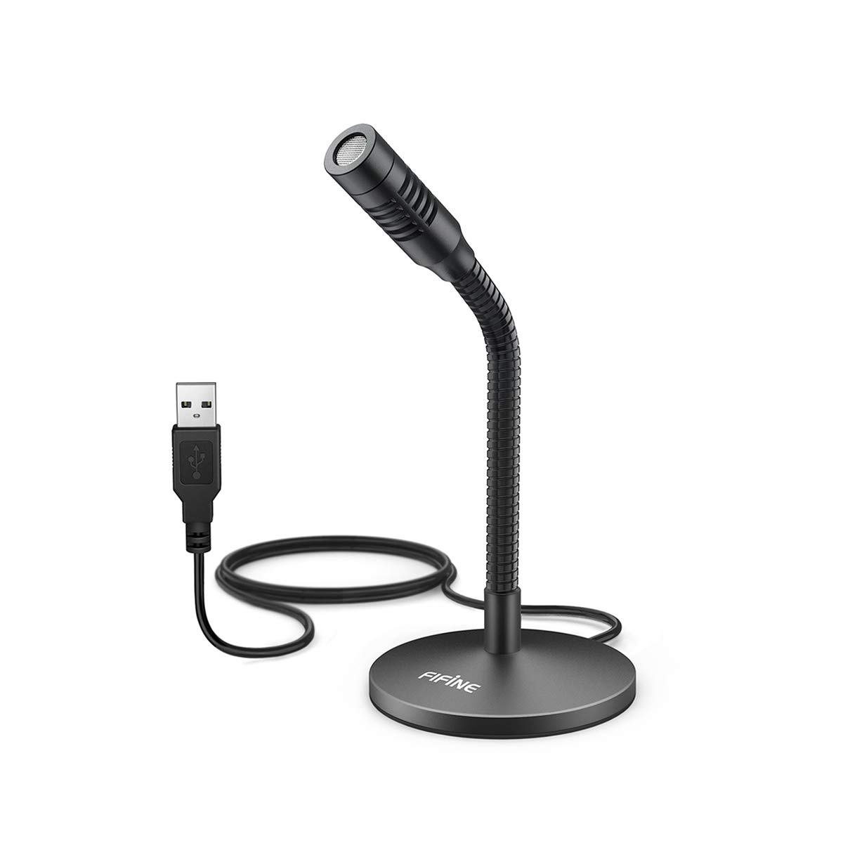Fifine Mini Gooseneck Usb Microphone For Dictation And Recording