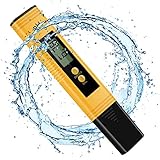 Digital PH Meter, 0.01 PH High Accuracy Water Quality Tester with 0-14 PH Measurement Range, PH Meter for Drinking Water/Soil/Pool/Laboratory/Hydroponics withTDS