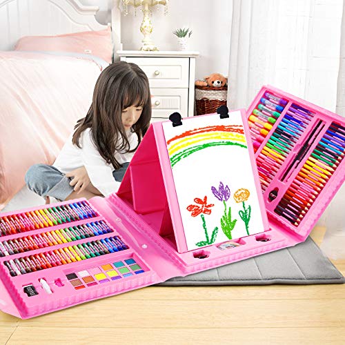 Deluxe Art Set for Kids, DIY Arts and Crafts, Ideal Educational Toy and