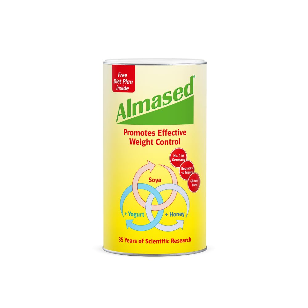 Almased - Soya, Yogurt and Honey Meal Replacement for Weight Control, 500 g, Powder