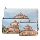 Society6 The Chedi Of Wat Lok Molee, Chiang Mai, Thailand Carry-All Pouch Set of 3