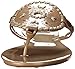 Jack Rogers Women's Georgica Jelly Sandal, Gold, 9 M US