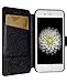 iPhone 6s Plus Case, FLYEE Handcraft Luxury Bling Rhinestone Wallet Case Ultrathin Magnetic Kickstand Crystal Leather Book Cover for Apple iPhone 6s/iPhone 6 Plus 5.5 Inch-Silver