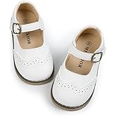 Meckior Toddler Little Girl Mary Jane Dress Shoes Ballet Flats for Girl Party School Shoes Bowknot Princess Shoes