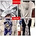 6PCS Fashion Round Plastic Scarves Buckle Silk Sarf Clasp Clips Clothing Ring Wrap Holder fo Neckerchief(Color Random) (2.5cm/1inch)