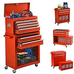 8-Drawer Tool Chest with Wheels, Tool Storage